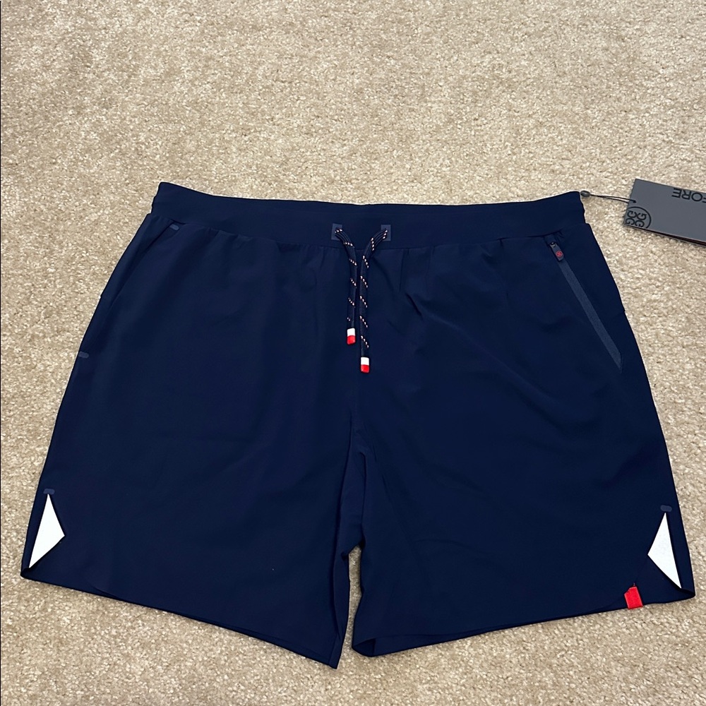 NWT Men’s G/FORE Navy Blue Athletic Shorts-L